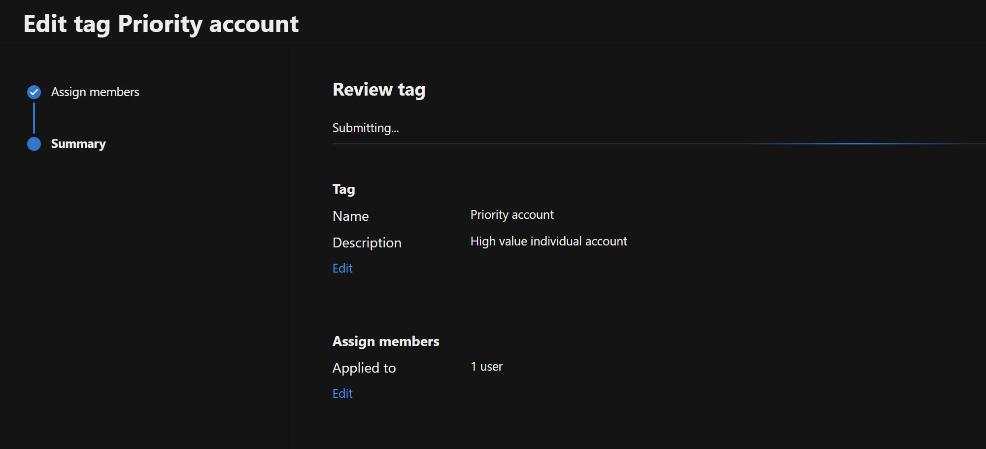 Member Selection Interface
