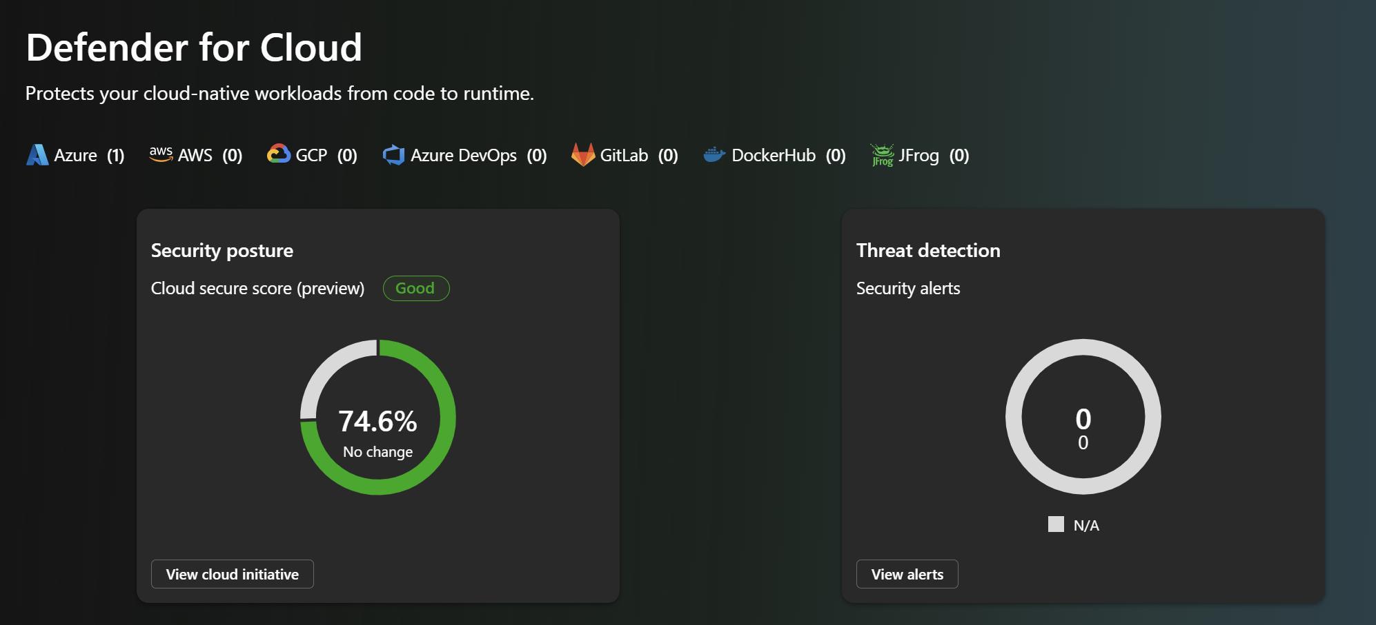 Defender for Cloud Unified Portal