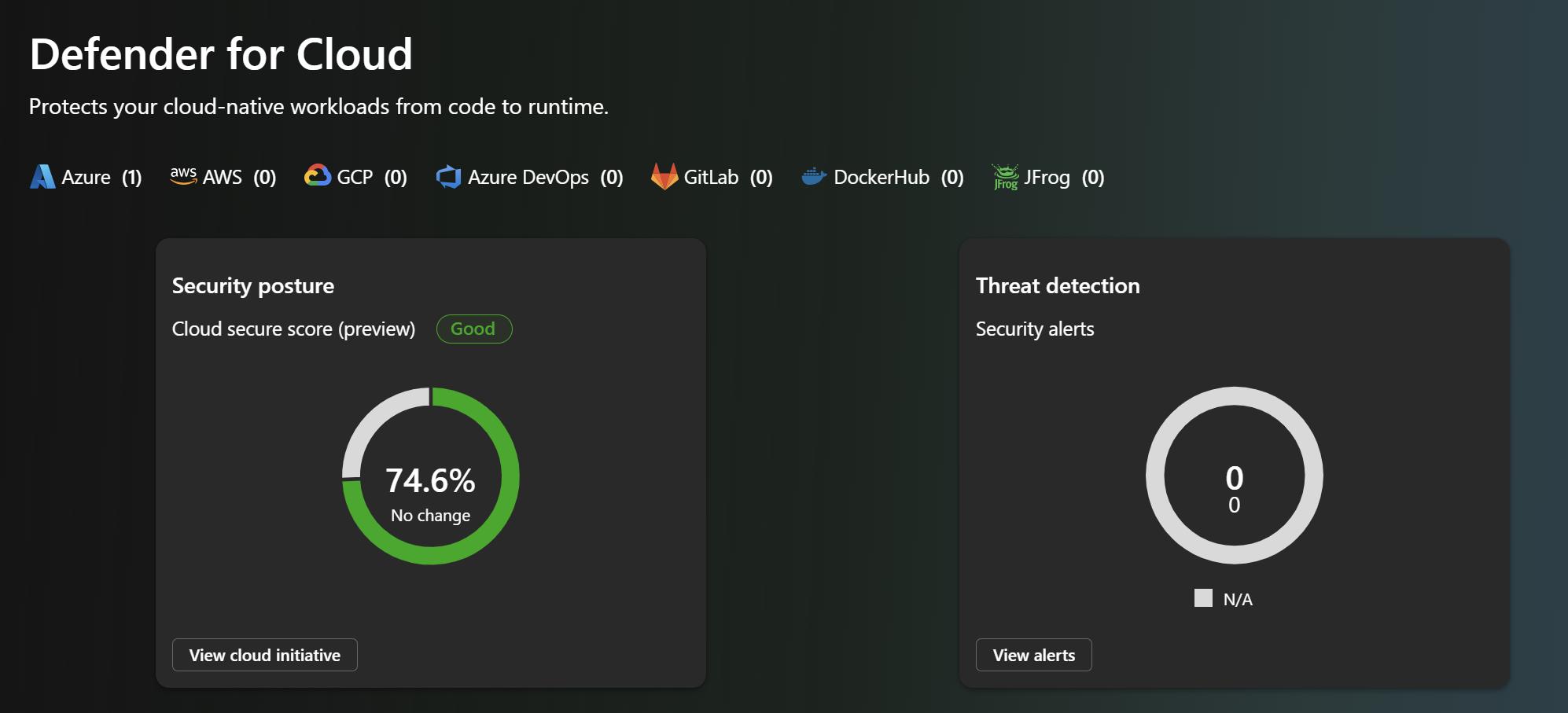 Defender for Cloud unified portal