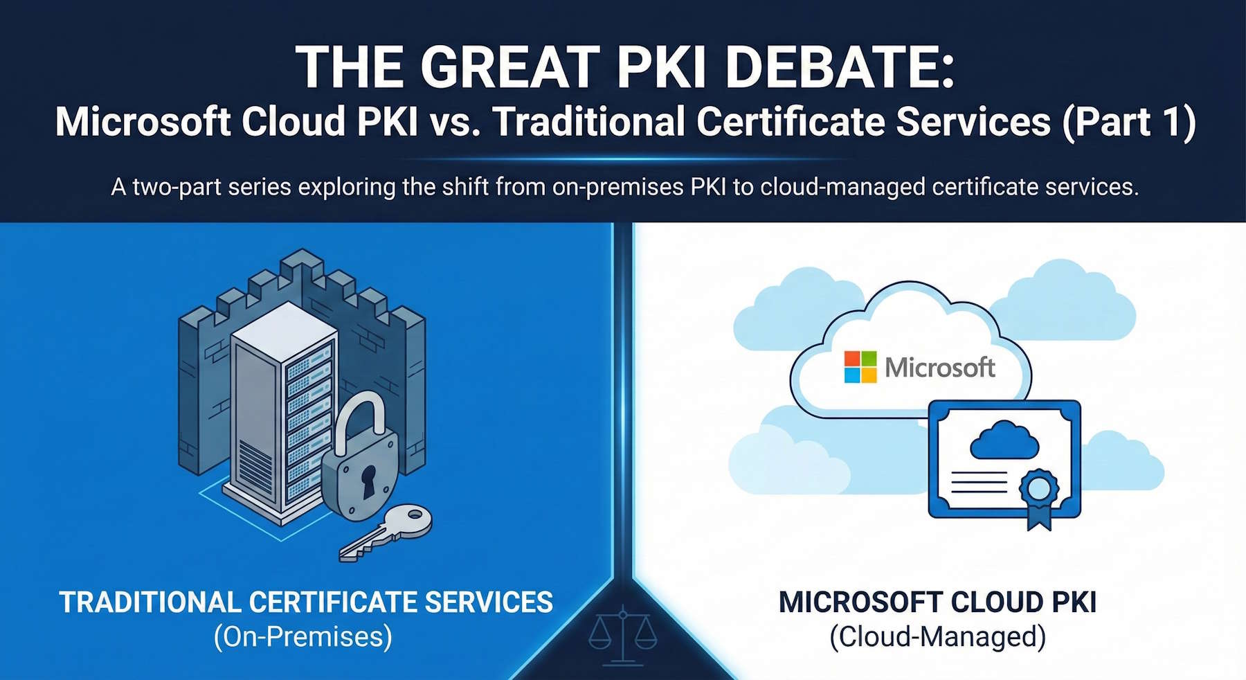 The Great PKI Debate: Traditional vs Microsoft Cloud PKI