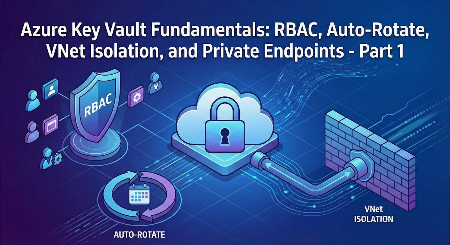 Azure Key Vault Fundamentals: RBAC, Auto-Rotate, VNet Isolation
