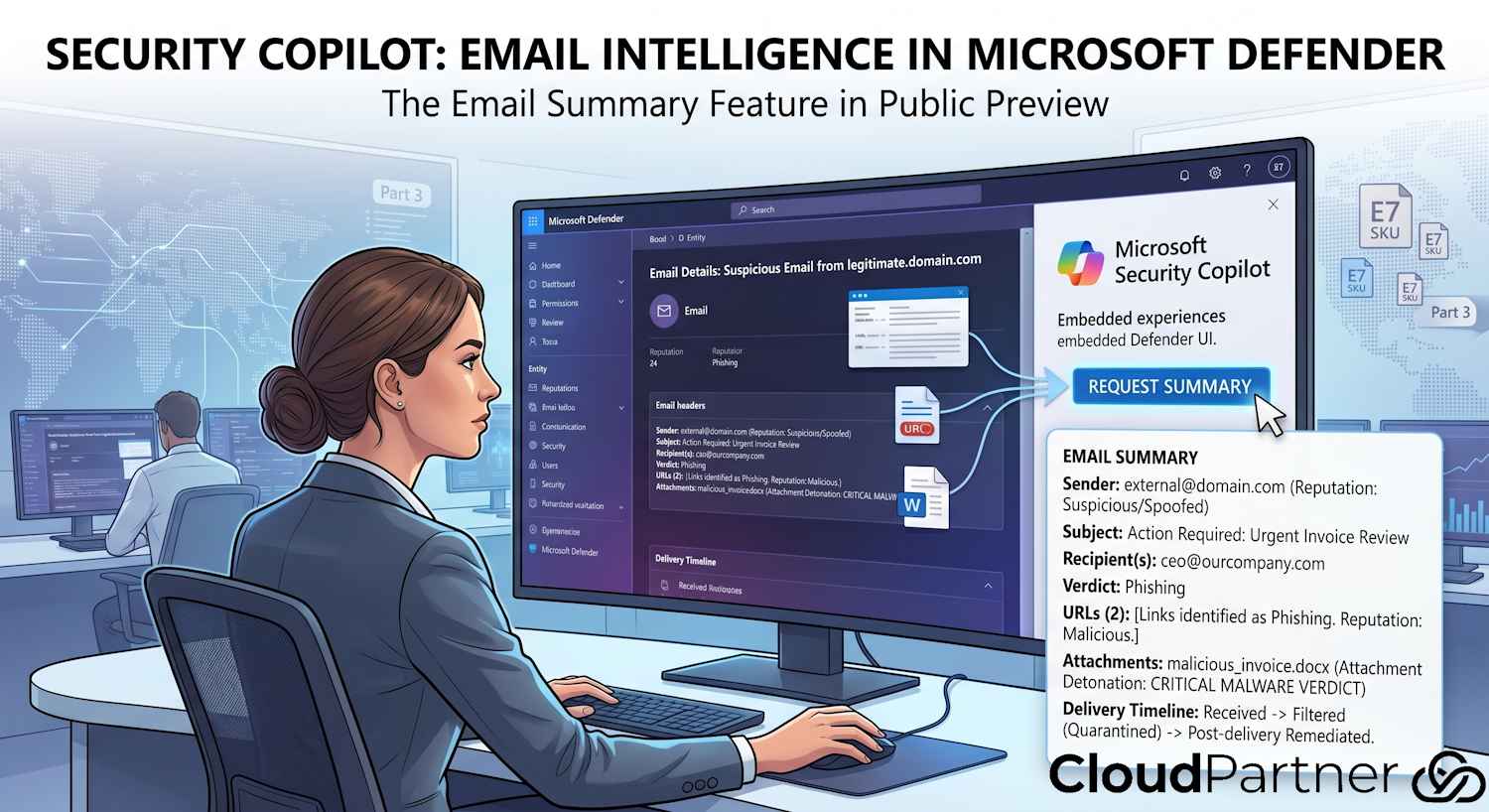 Security Copilot Email Intelligence in Microsoft Defender