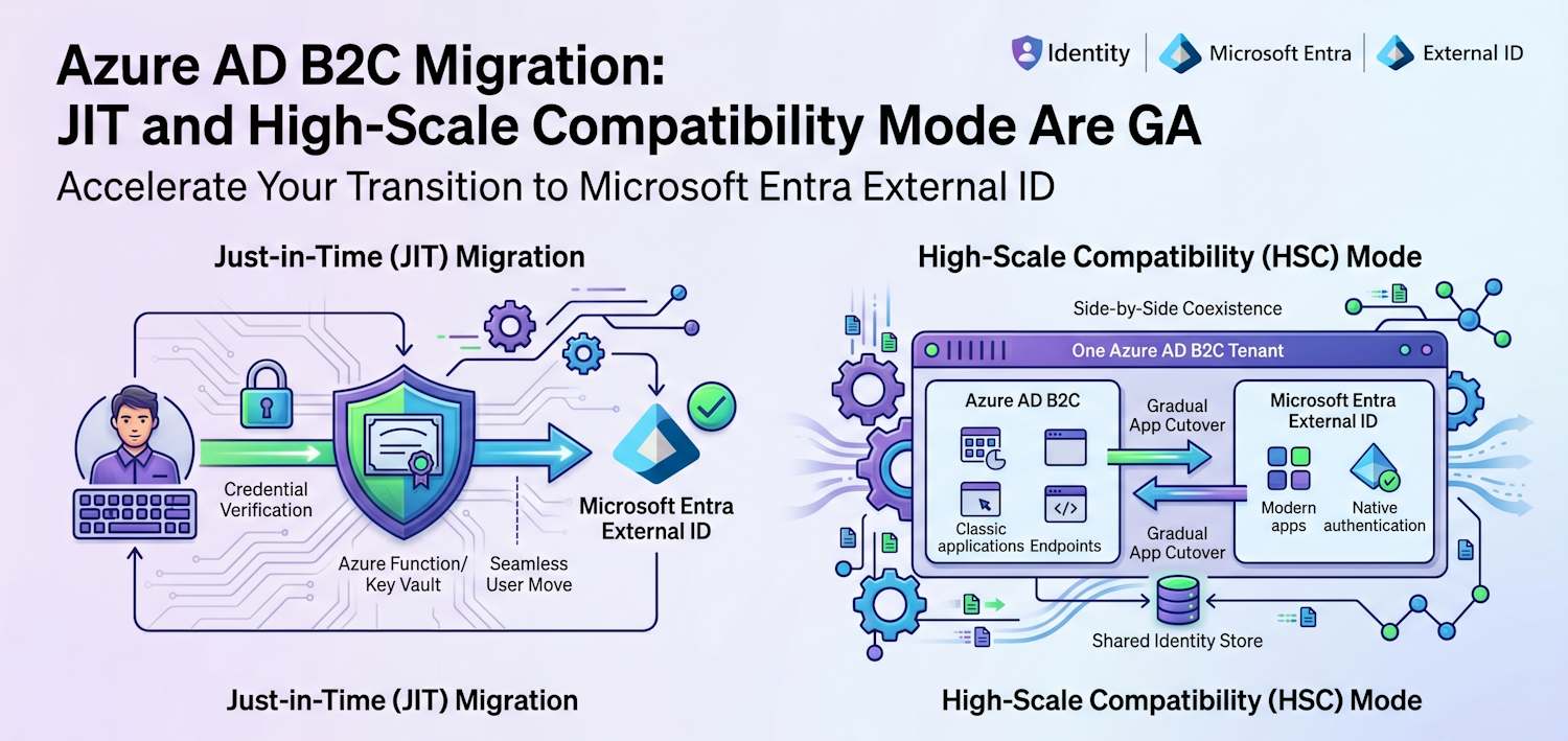 Azure AD B2C Migration: JIT and High-Scale Compatibility Mode Are GA